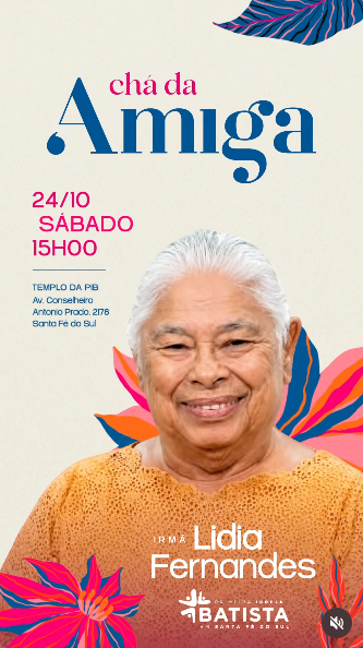 Chá da Amiga – Lídia Fernandes
